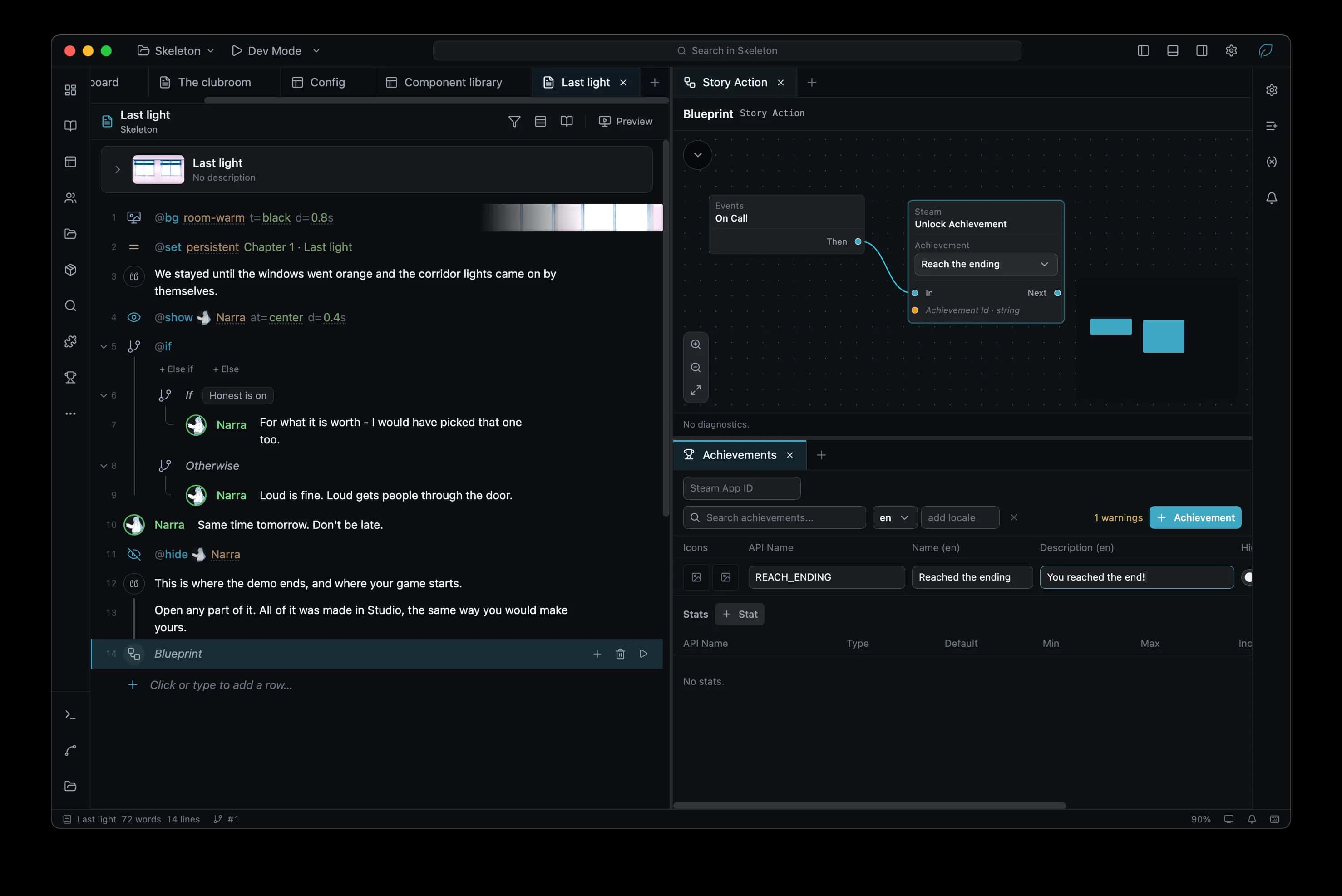 A plugin adding Steam achievements to the project