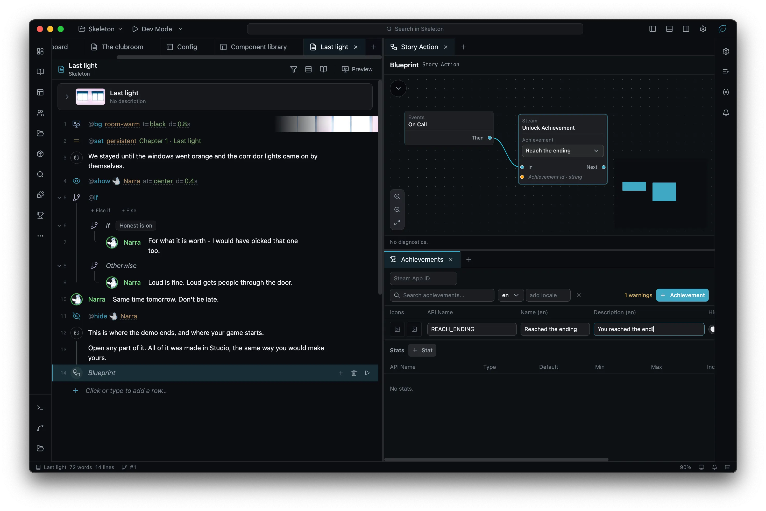 A plugin adding Steam achievements to the project